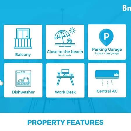 And Ocean Views Sal D'ouro With Parking דירה *